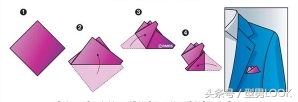 九种西服口袋方巾的折法，学会了，不怕正式场合不会凹造型！