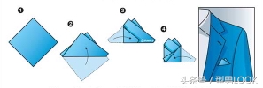 九种西服口袋方巾的折法，学会了，不怕正式场合不会凹造型！