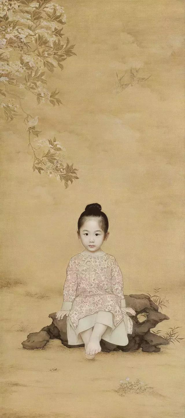 画女儿3年，南京帅爸把孩子画成中式小仙女，每天上万人等他晒娃