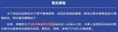 ​山东村干部事件官方通报！二人遭处分、离职，全家陷混乱或破碎